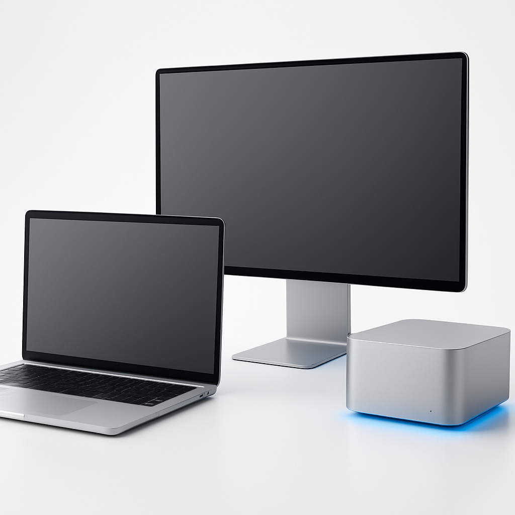 Refurbished laptops, desktop monitors and a PC offered by Zuing